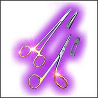 Non Glare Surgical Scissor Usage: Surgery