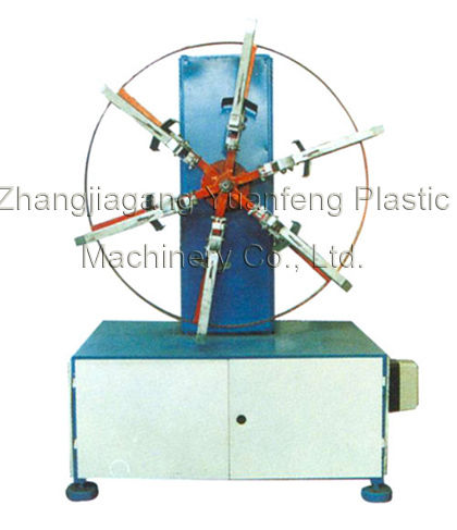 White And Blue Single Disk Winder Machine