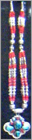 Dual Colour Designer Beaded Necklace