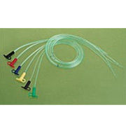 Feeding Tube - 52 cm Length, FG 5-10 - Soft Kink Resistant Tubing, Flooded Surface, Color Coded Connector, Closed Distal End with Lateral Eyes