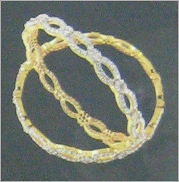 Yellow Ladies Designer Gold Bangle