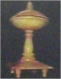 Designer Light Brown Marble Lamp