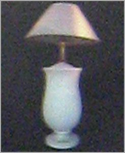 Designer White Marble Lamp