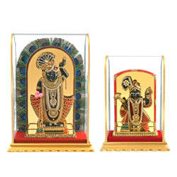 Gold Plated Shreenathji idol