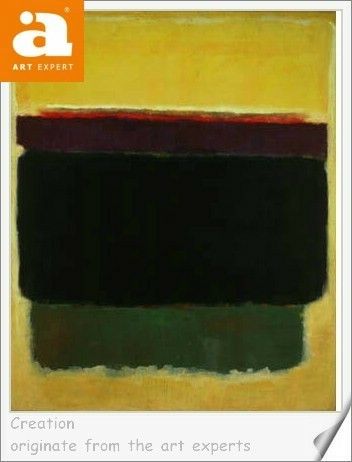 Mark Rothko Oil Painting Size: Variable