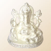 Silver Ganesha