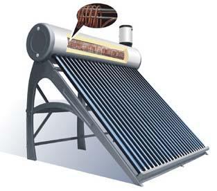 Grey Copper Coil Solar Water Heater