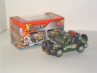 Brown Electric Truck Toy Cars