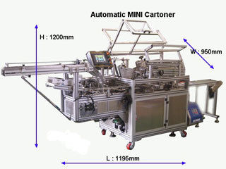 Silver Automatic Mini Cartoner Machine