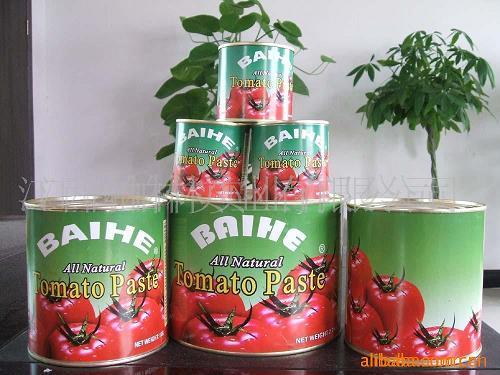 Red Canned Processed Tomato Paste