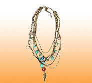 Fashionable Ladies Beaded Necklace