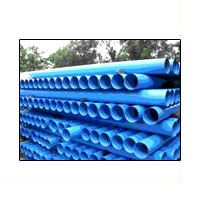 Blue Round Shape Sewerage Pipes