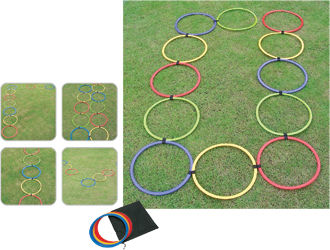 Round Coloured Speed Ring Ladder