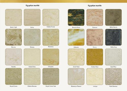 Egyptian Glossy Marble Slab Size: Various