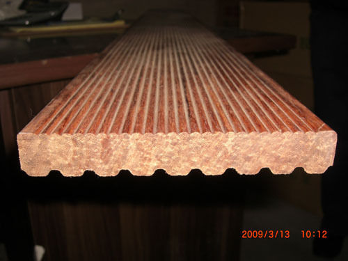 Carbonized Corrugated Outdoor Bamboo Decking