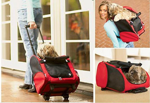 Pet Carry Luggage Bag Application: Dog