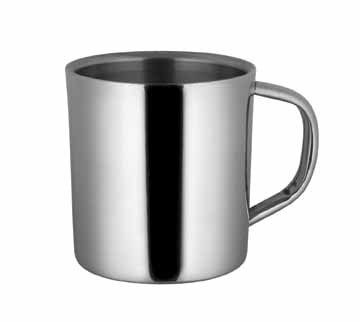 Silver Stainless Steel Coffee Mug