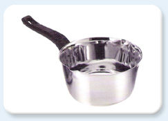 Stainless Steel English Milk Pan Size: Various