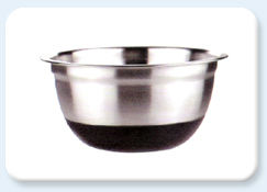 Stainless Steel Non Skid German Bowl Size: Various