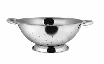 Silver Stainless Steel Regular Colander