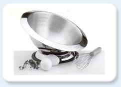 Stainless Steel Whip Bowl Size: Various