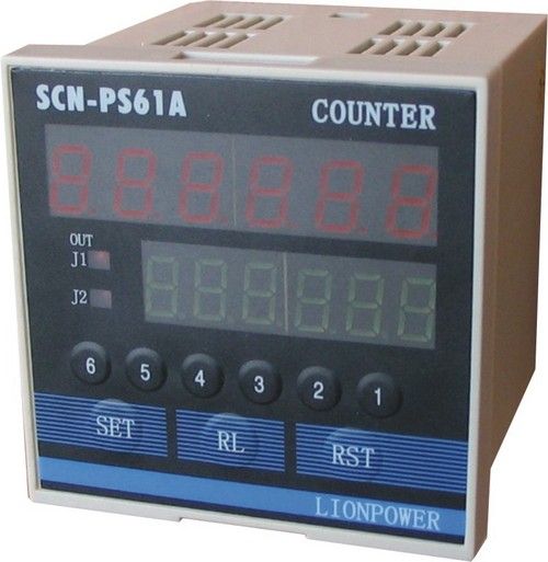 Electronic Digital Counter Meter (Black and White)