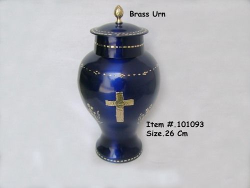 Metal Handcrafted Designer Brass Urn