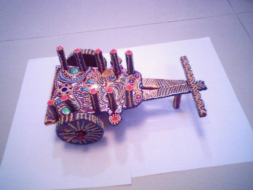 Handcrafted Wooden Bullock Cart