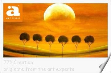 Sunrise Scenery Oil Painting Size: Various