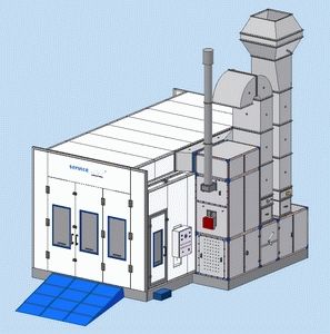 Durable Automobile Type Spray Booth 18Kw