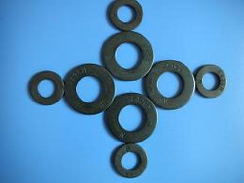 Black Round Metal Washer