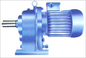 Blue Helical Geared Motor