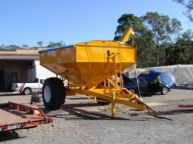 Durable Trolley Type Agricultural Grain Cart