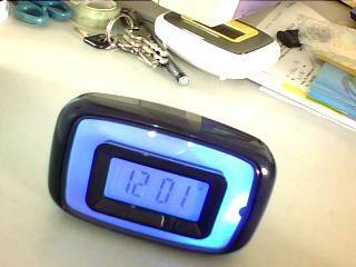 Rectangular Colour Touch Alarm Clock