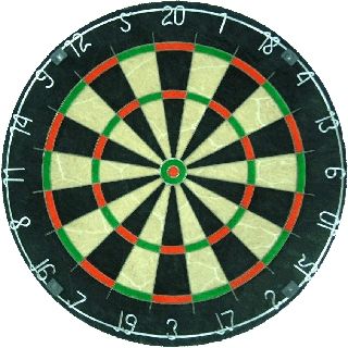 Round Sports Bristle Dartboard