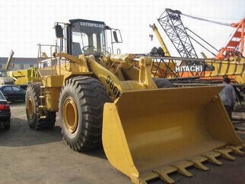 Yellow Earth Moving Cat Wheel Loader