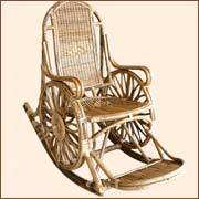 Natural Rattan Rocking Chair