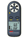 Anemometer - Temperature Range -10°C to 45°C, Wind Speed Measuring 0 to 45m/s, Backlight Display, Auto/Manual Power Shut Off, Data Hold Function, Max/Min and Average Wind Speed