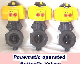 PNEUMATIC OPERATED BUTTERY VALVES