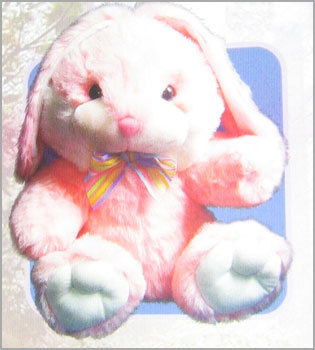 STUFFED SUPER SOFT BUNNY