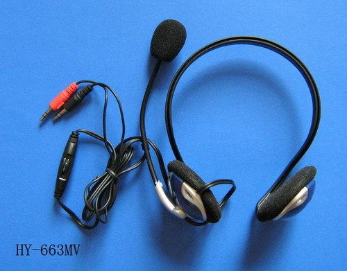 Stereo Headphone with Mic & Volume Control