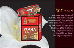 Pooja (2 in 1) Incense Sticks