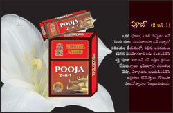 Pooja (2 In 1) Incense Sticks