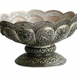 Silver Antique Fruit Bowls - Assorted Innovative Designs , Unique Carvings with Customization Options