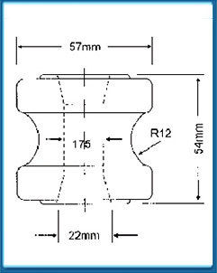 L.t. Shackle, Spool Insulators