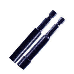 Impact Hex Drivers - 1/4" (6.35 mm) Male Hex Drive, 75 mm to 150 mm Lengths, Compatible with Pneumatic Nut Runners - High Quality, Versatile for Nut Sizes 4 mm to 20 mm