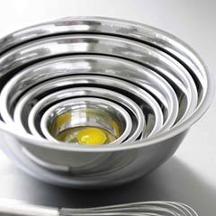 Mixing Bowl - Stainless Steel, Deep Mixing Space for Versatile Use