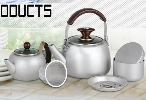 8pc Aluminium Kettle Set