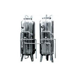 Demineralizer Plant - FRP Vessel, Ultrapure Water, 0.1 Microsiemens Conductivity, Manual & Automatic Options, Ideal for Hospitals and Pharma Industries