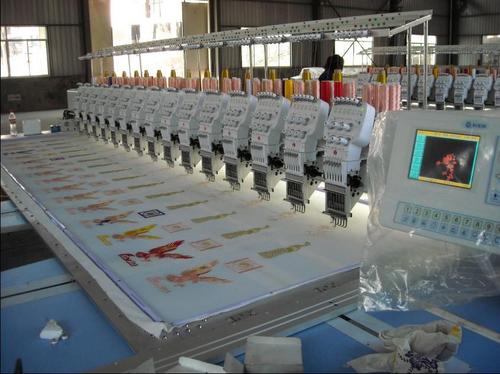 Multi-Heads Flat Computerized Embroidery Machine